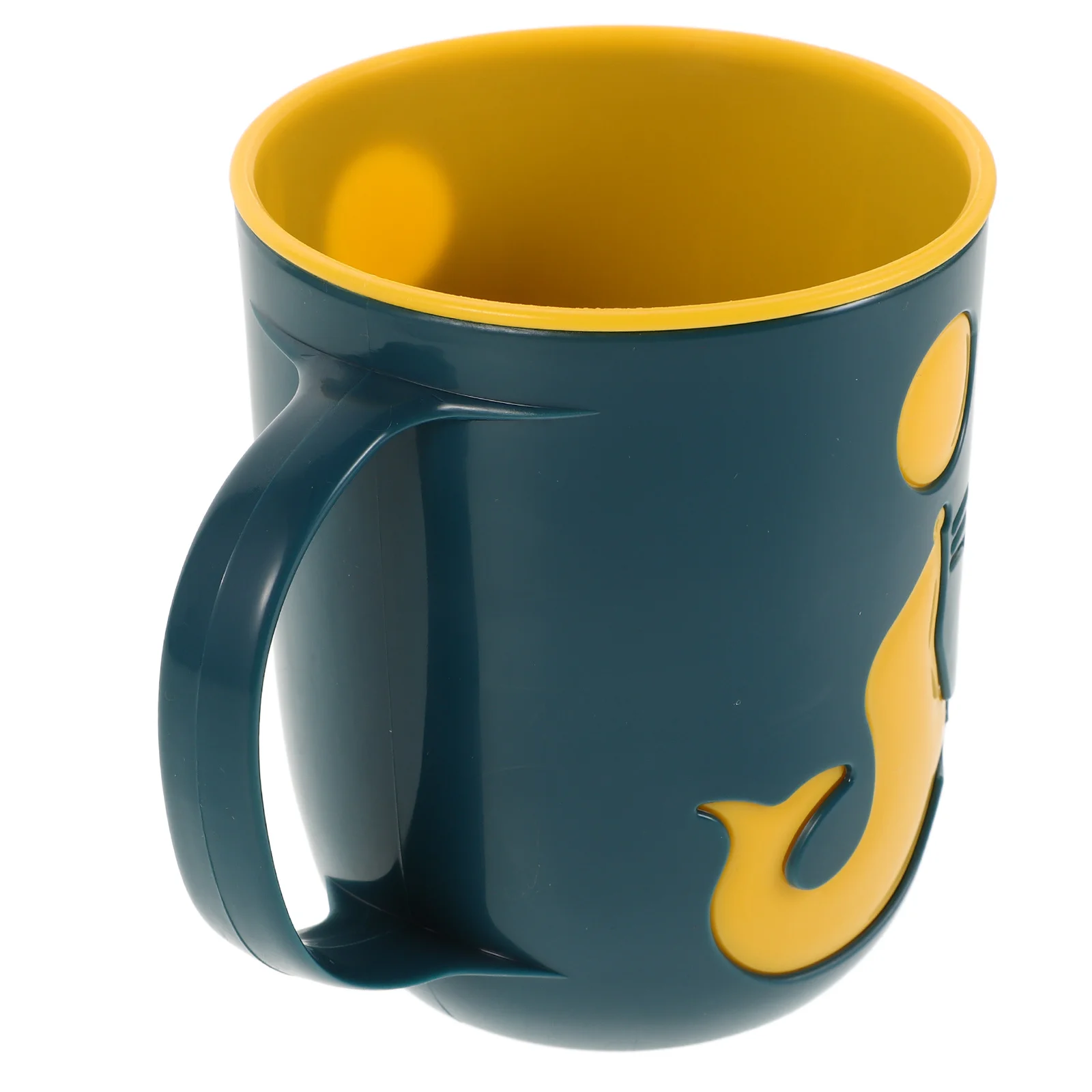 كوب فرشاة أسنان دولفين متعدد الأغراض، كوب بلاستيكي آمن للشطف أثناء السفر، حامل فرشاة تزيين الحمام للأطفال عن طريق الفم #5