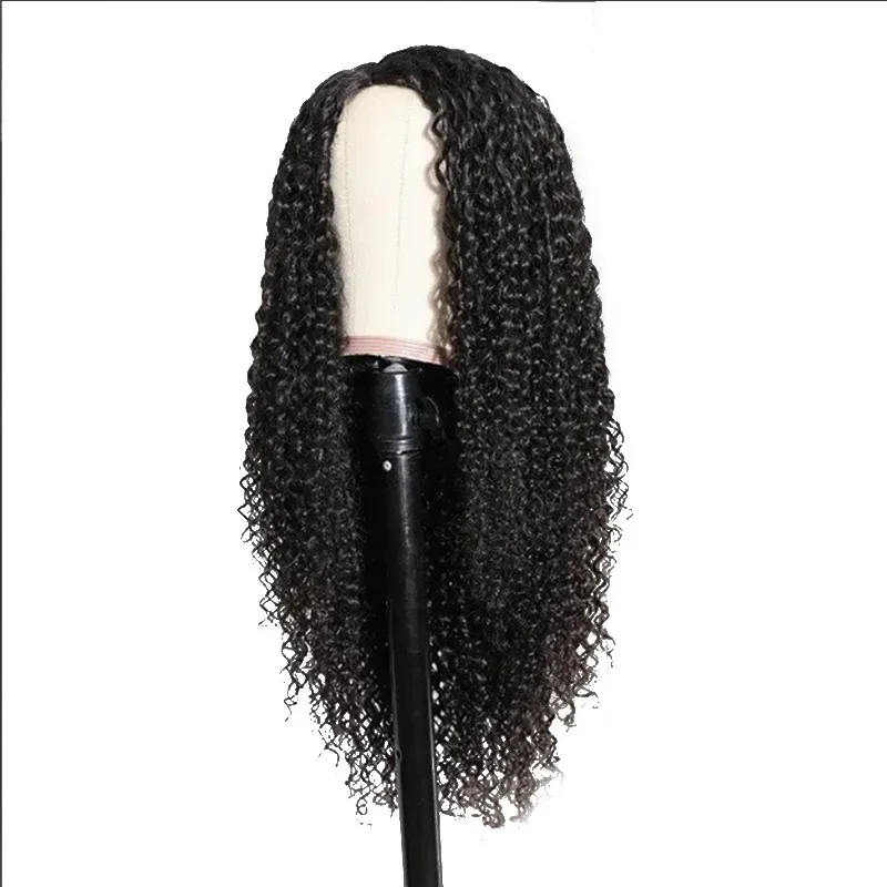 세련된 유럽과 미국의 가발 아프리카 작은 컬 머리 긴 곱슬 머리 화학 섬유 가발 헤드 기어 성능