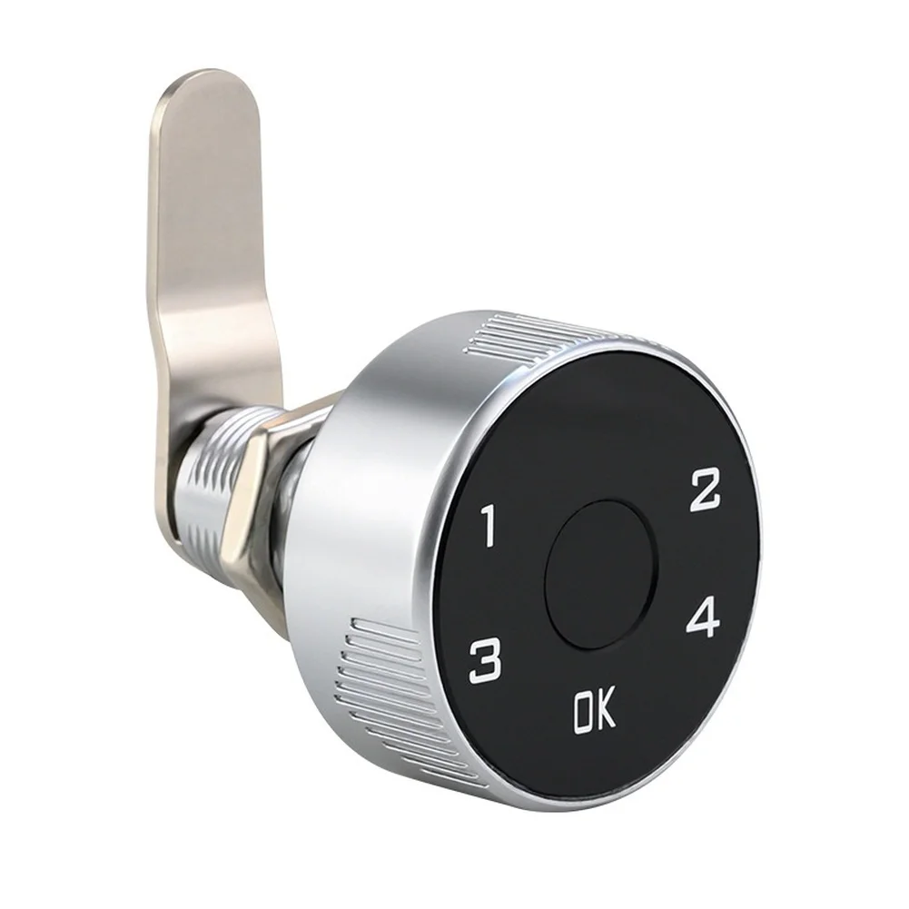 

Fingerprint Password Wireless Touchscreen Cabinet Lock for Drawer Zinc Alloy Body Long Battery Life 6000 Cycles