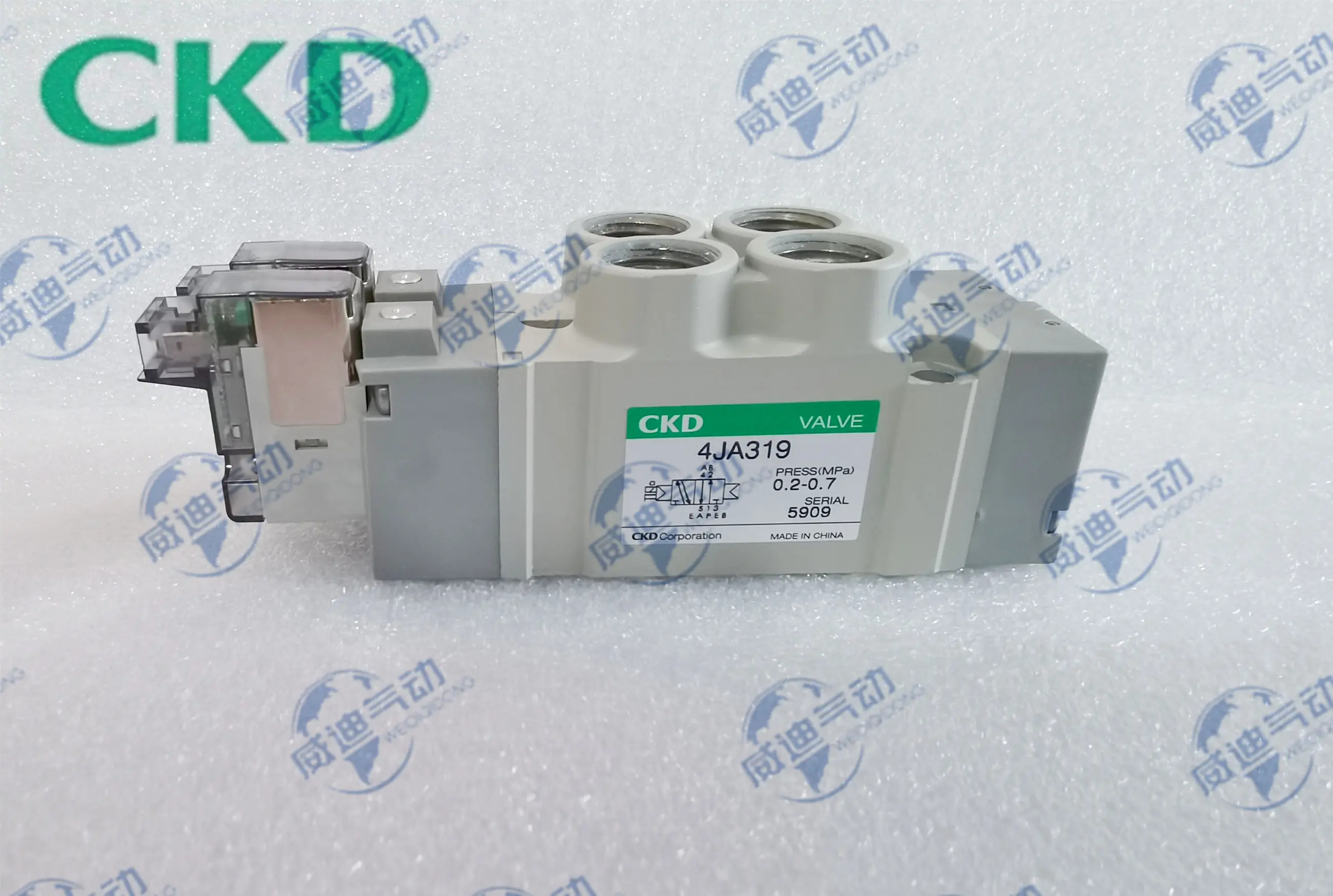 

Sell CKD solenoid valve 4JA119-M5-E2-3/4JA129-M5-E2-3/4JA219-06-E2-3