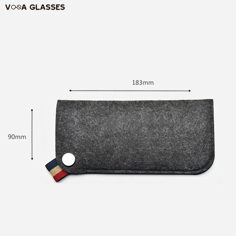 New Felt Sunglasses Case Colorful Candy Eyeglasses Box Soft Glasses Bag Eyewear Accessoires Футляр Для Очков