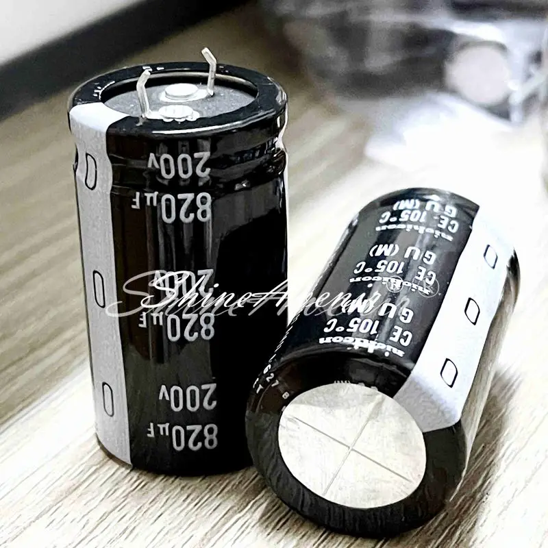 5PCS 200V820UF GU 25*45 105℃ Aluminum Electrolytic Capacitors High frequency long life New Original