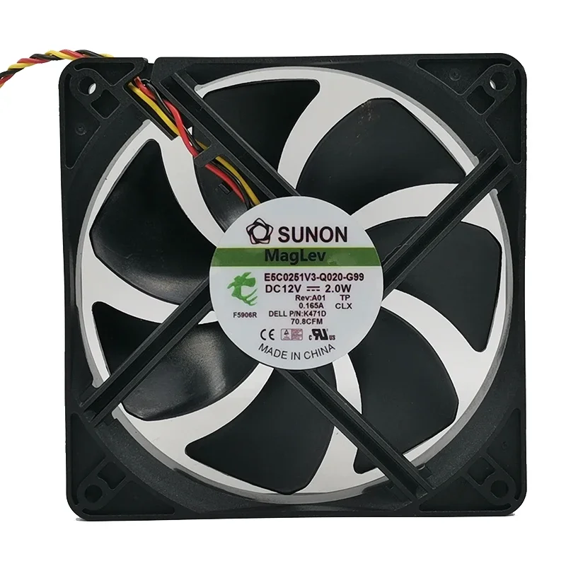 

+New 12cm for Sunon 12025 12V 2.0W power supply chassis fan E5C0251V3-Q020-G99