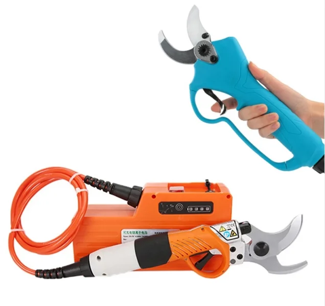 Professional Cordless Electric Pruning Shears Rechargeable Lithium Battery Electric Scissors