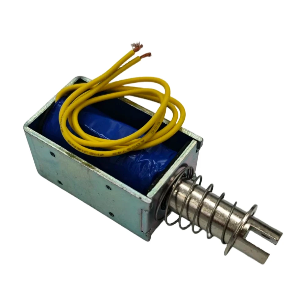 12V/24V Pull Hold/Release 10mm Stroke 8.7Kg 87N Force Electromagnet Solenoid Actuator