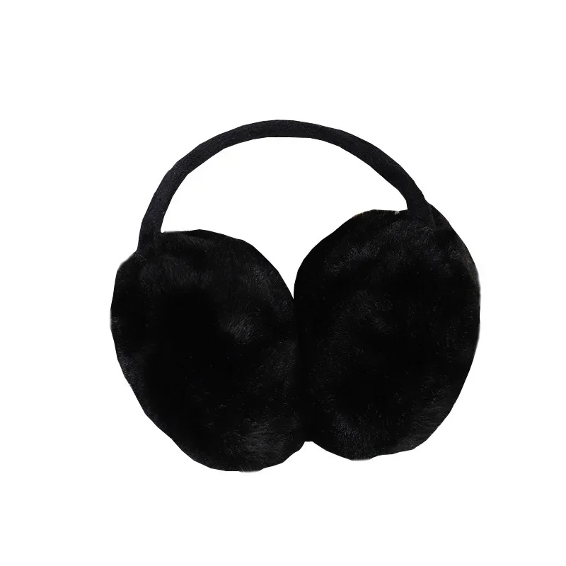 Cute Plush Black Bat Wing Warm Earmuffs Gothic Women\'s Lolita Dark Girl Warmer Muff Ear Cover Lovely Fold Accessories Headband