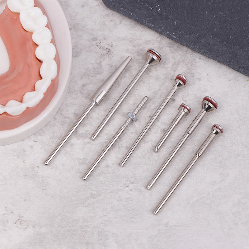 Dental Polisher Shank Mandrel Diamond Disc Machine Cutting Drill Different Models Holding Needle Burs Sand Clip Polishing Tools