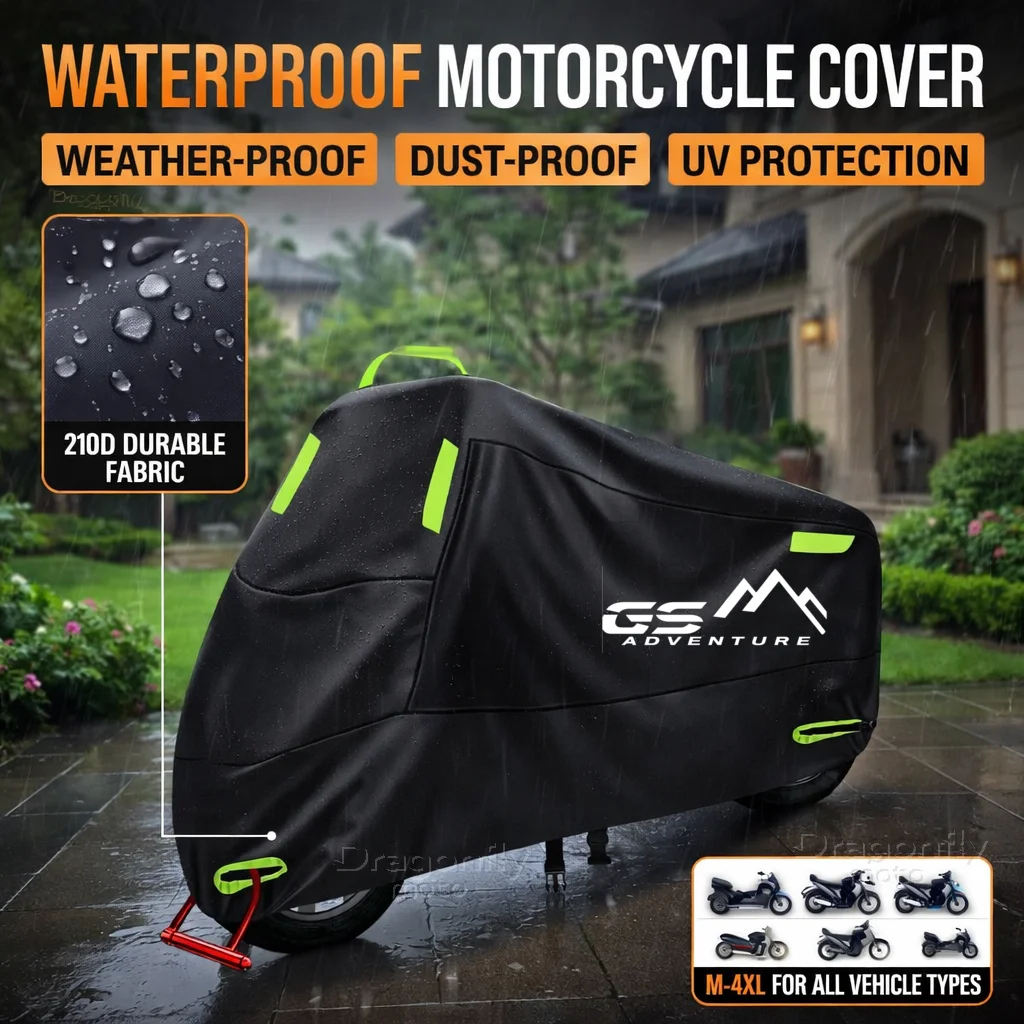 

For BMW R 1200 GS LC R1200GS ADV Adventure Motorcycle Cover Waterproof Outdoor Scooter UV Protector Rain Cover With Reflective
