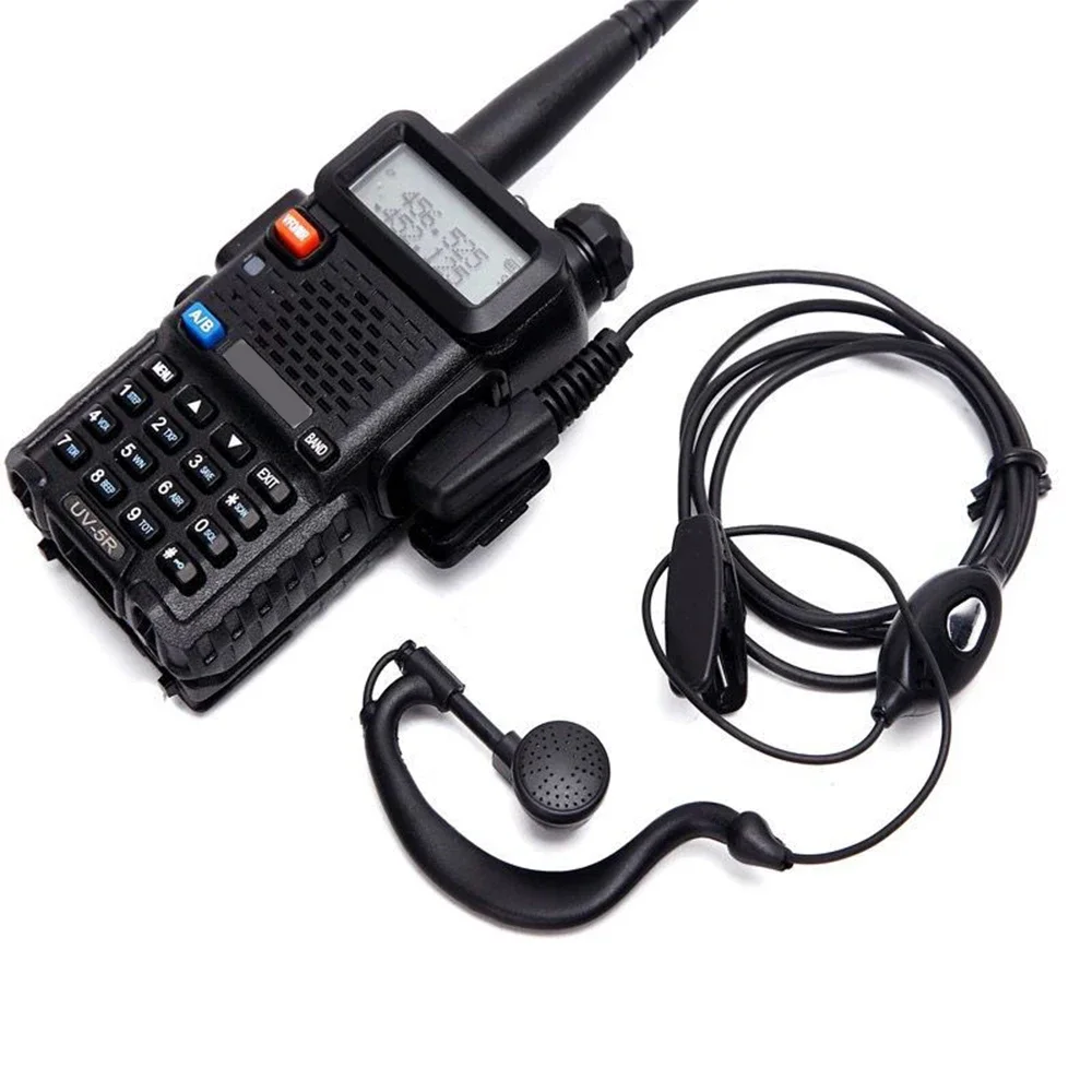 

Walkie Talkie Headset Earphone K-Plug Wired Two Way Ham Radio Earpiece For Baofeng BF-888S UV5R Walkie Talkie 992 Earwear