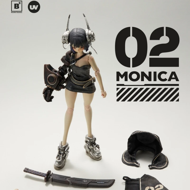 โมเดลฟิกเกอร์แอคชั่น โมนิก้า 1/6 ของแท้ สวยงาม ซีรีส์เคมียูวี อันเดอร์เวิร์ส เซเว่นสตาร์ หมายเลข 02 ของสะสม ตุ๊กตาข้อต่อขยับได้ ของเล่นตกแต่ง ของขวัญ