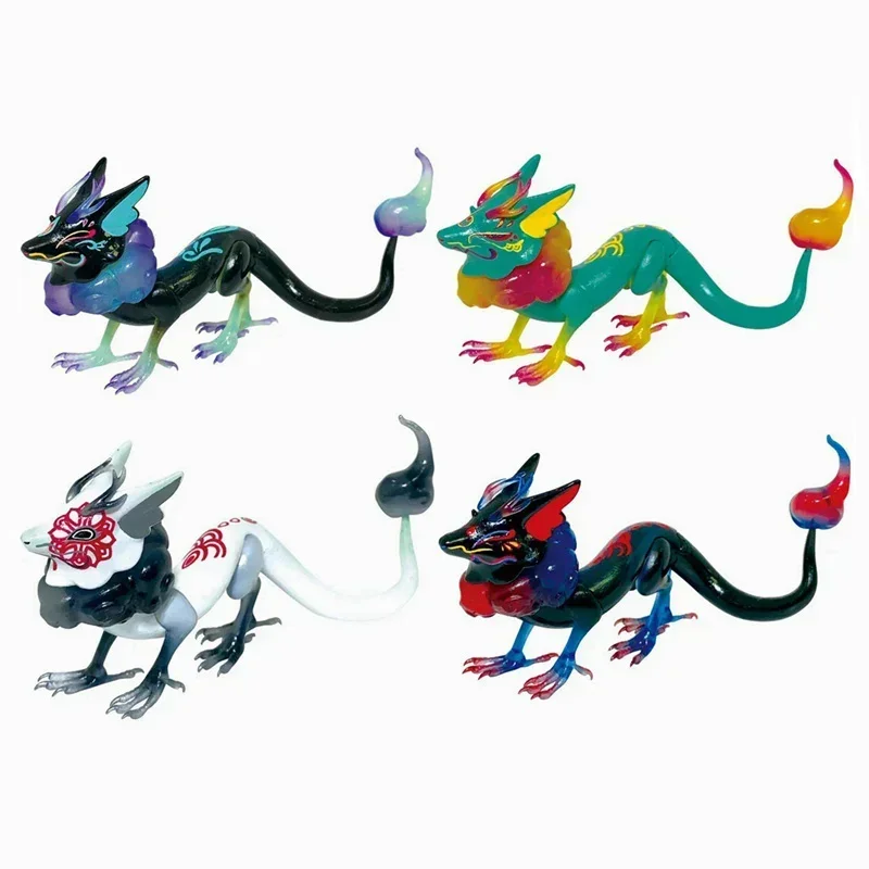 SO-TA Gashapon Capsule Toys Creature Kawaii Dragon Animal Model Cute Action Figure For Kids Gift Desktop Decor