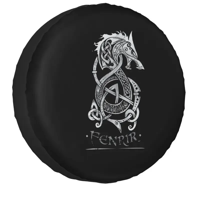 Fenrir The Monster Wolf Spare Tire Cover for Mitsubishi Pajero Vikings SUV RV 4WD Car Wheel Protectors 14