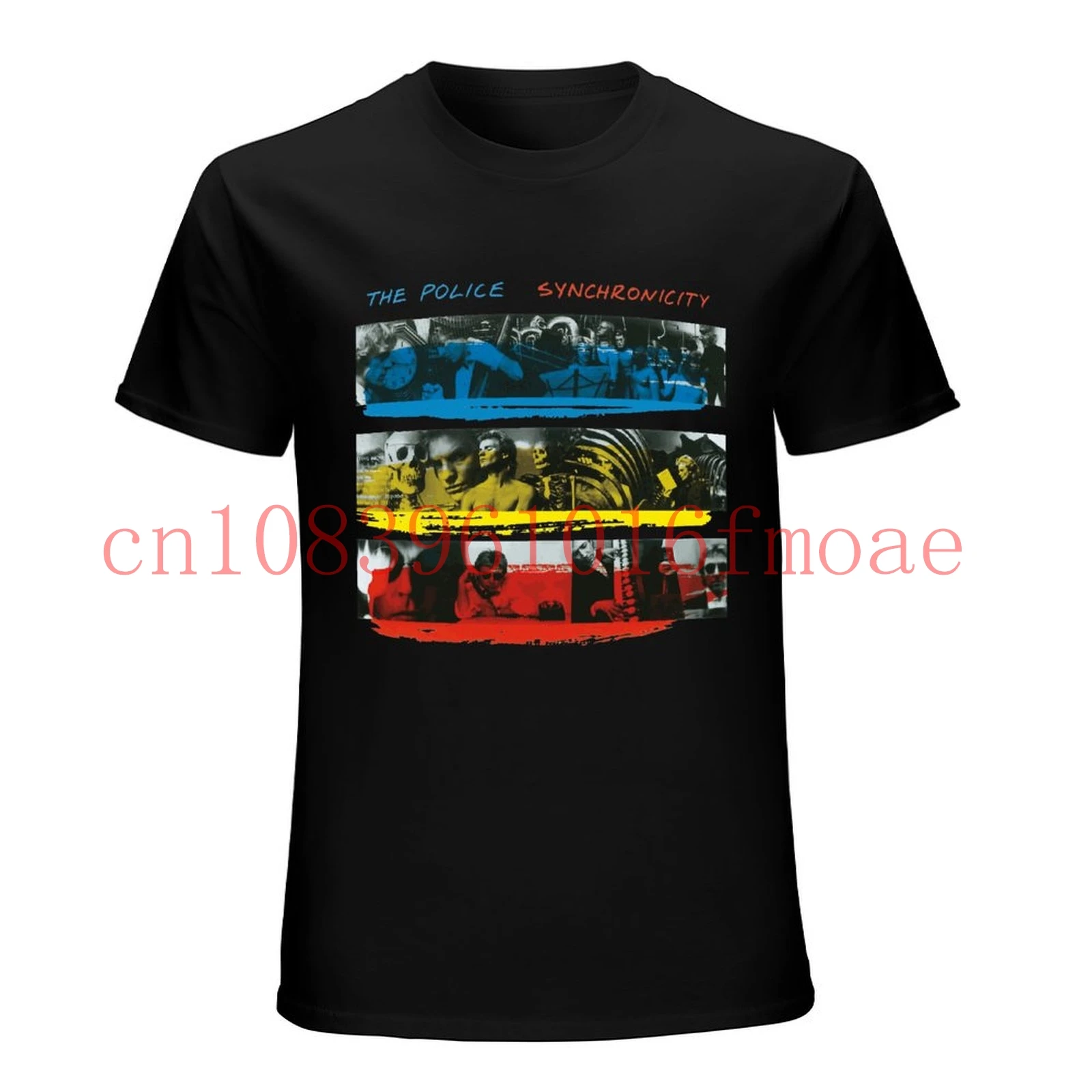 THE POLICE Synchronicity Rock Band Women Men's T-Shirt Size S to 4XL