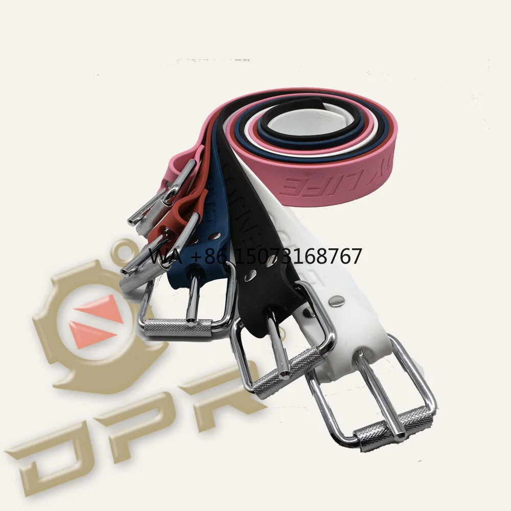 

Фирменный силиконовый ремень DPR с пряжкой для фридайвинга и подводной охоты