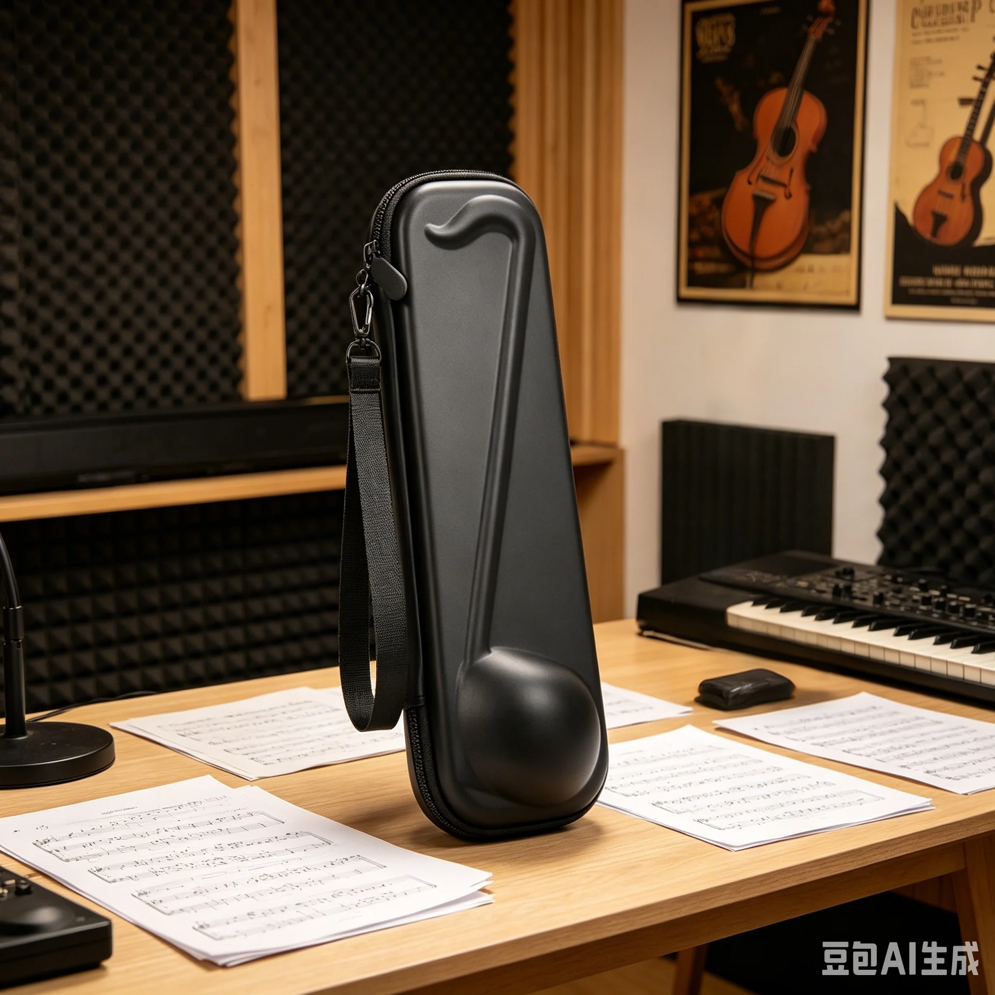 

For Otamatone Storage Bag PU Hard Case Lightweight Electronic Music Instrument Organizers Carrying Case Instrument Accessories