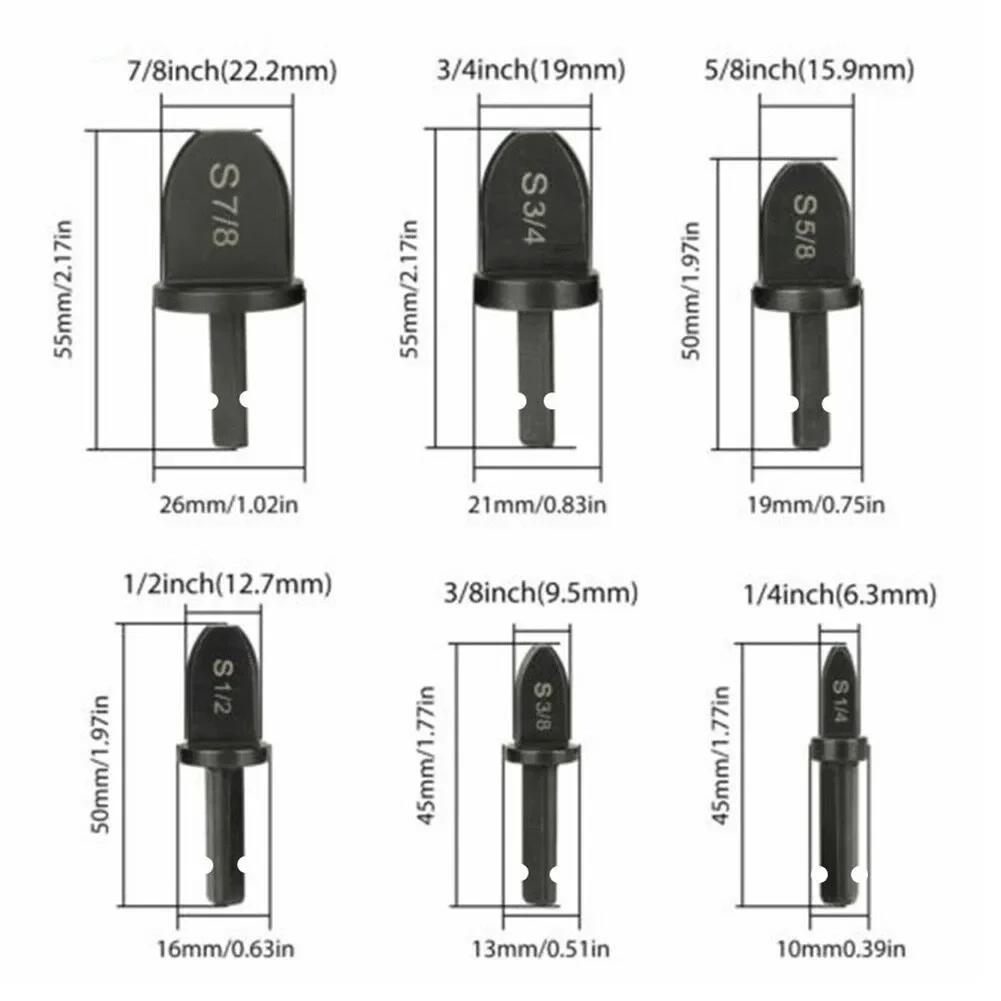 Expansor de tubo Imperial de 11 piezas, herramientas de abolladura de 7/8 \