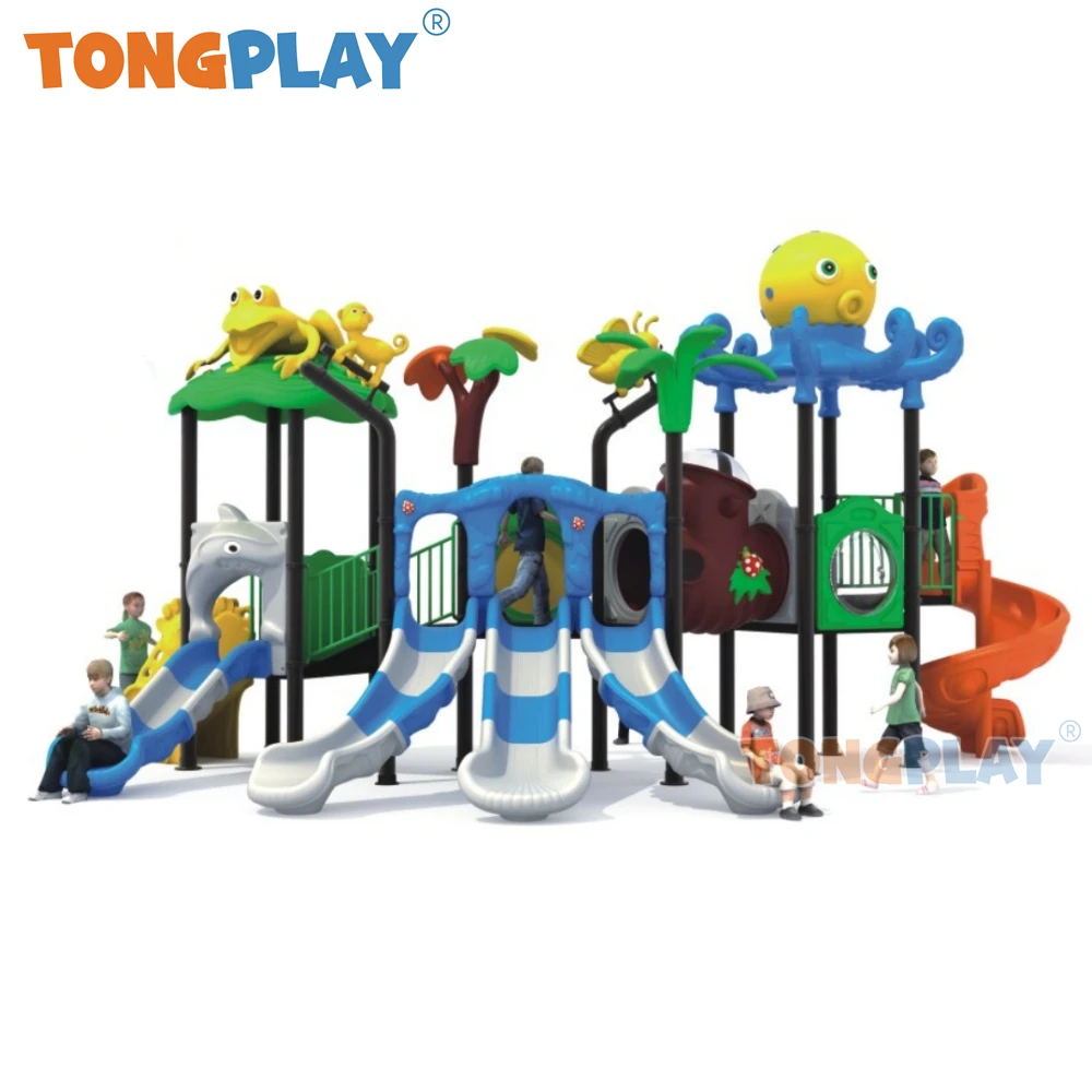 Tong play Animals seriesbest outdoor playground equipment scivolo di divertimento attrezzature di fabbrica di alta qualità parco giochi all'aperto per bambini