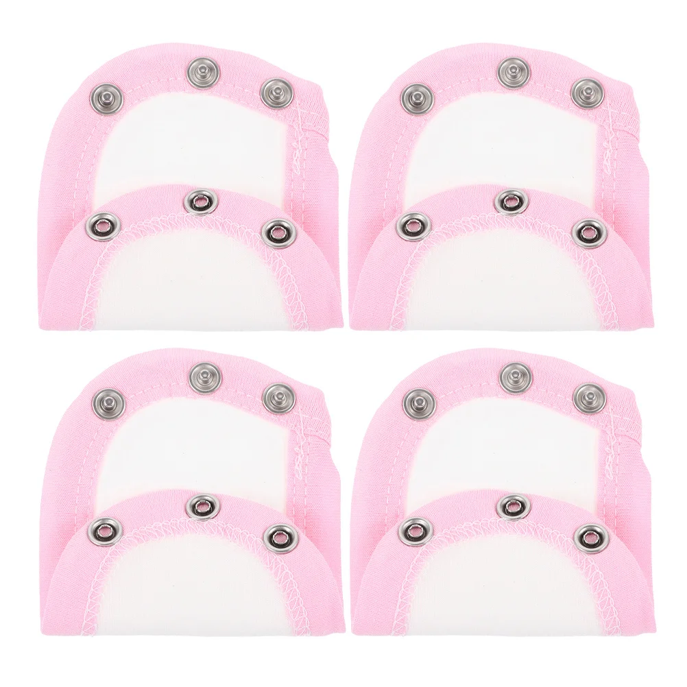 

4Pcs Baby Romper Suit Extenders Soft Comfortable Cotton Adjustable Jumpsuit Extension for Newborns Baby Romper Suit