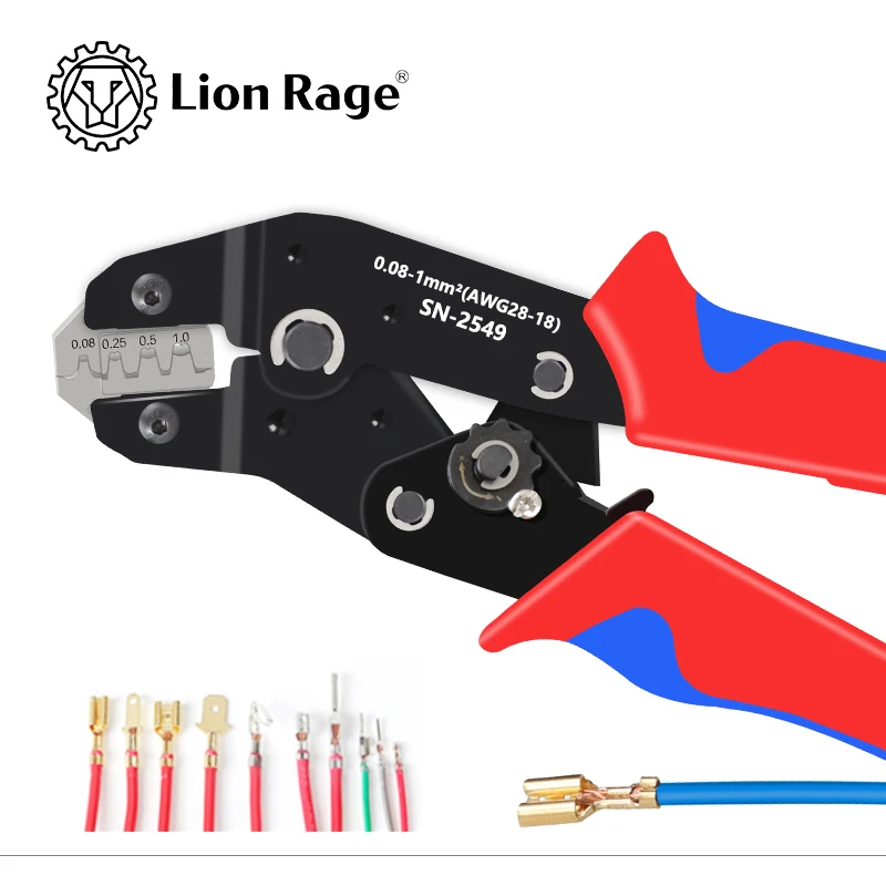 Szczypce zaciskowe z grzechotką do PH2.0/XH2.54/2.54/2.8/3.0/3.96/4.8/KF2510/JST Terminal Dupont Connectors Crimper Tool sn-2549