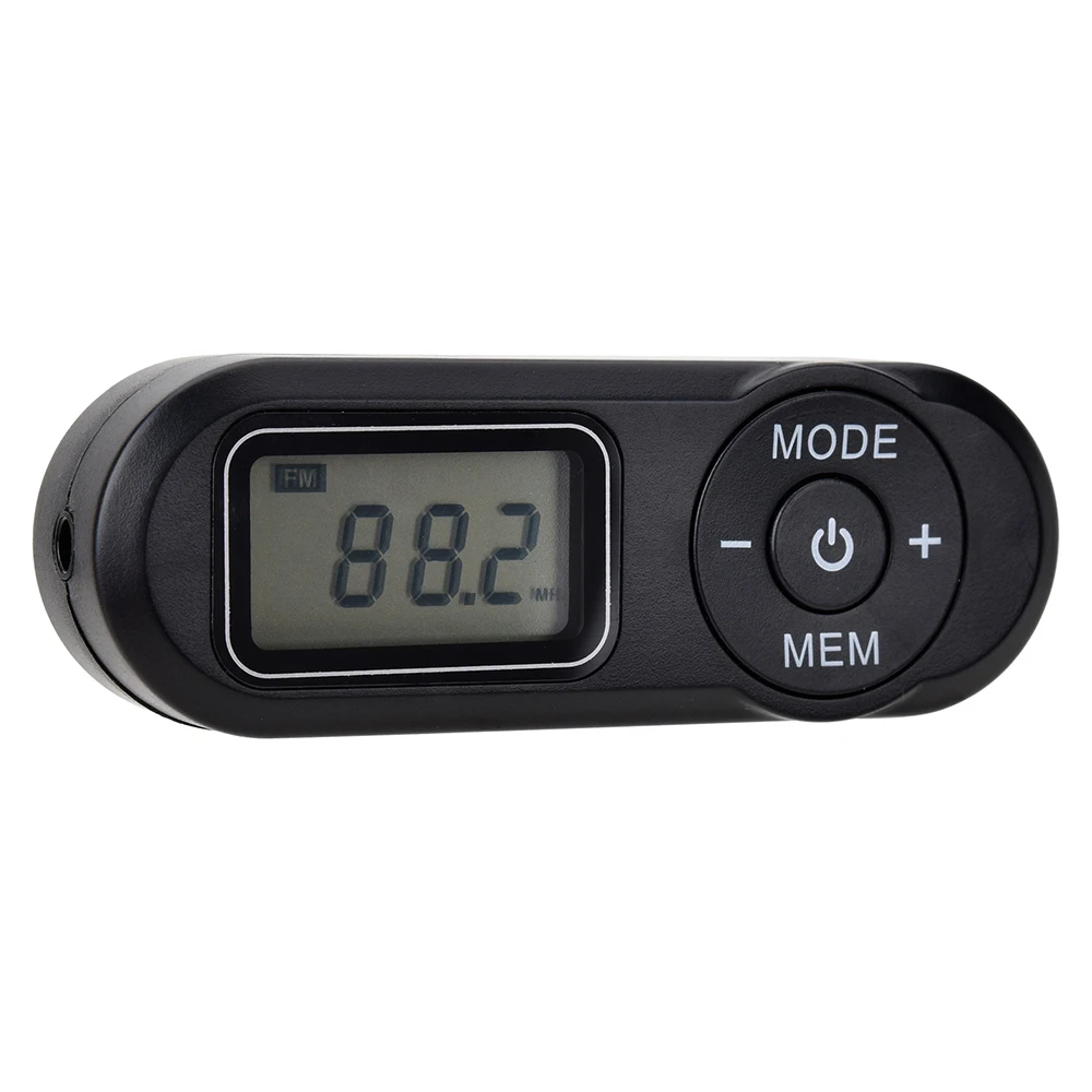 Radio FM tascabile 64-108MHz ricevitore Radio sportive portatili Mini Walkman con Display LCD cordino da collo cuffie da 3.5mm