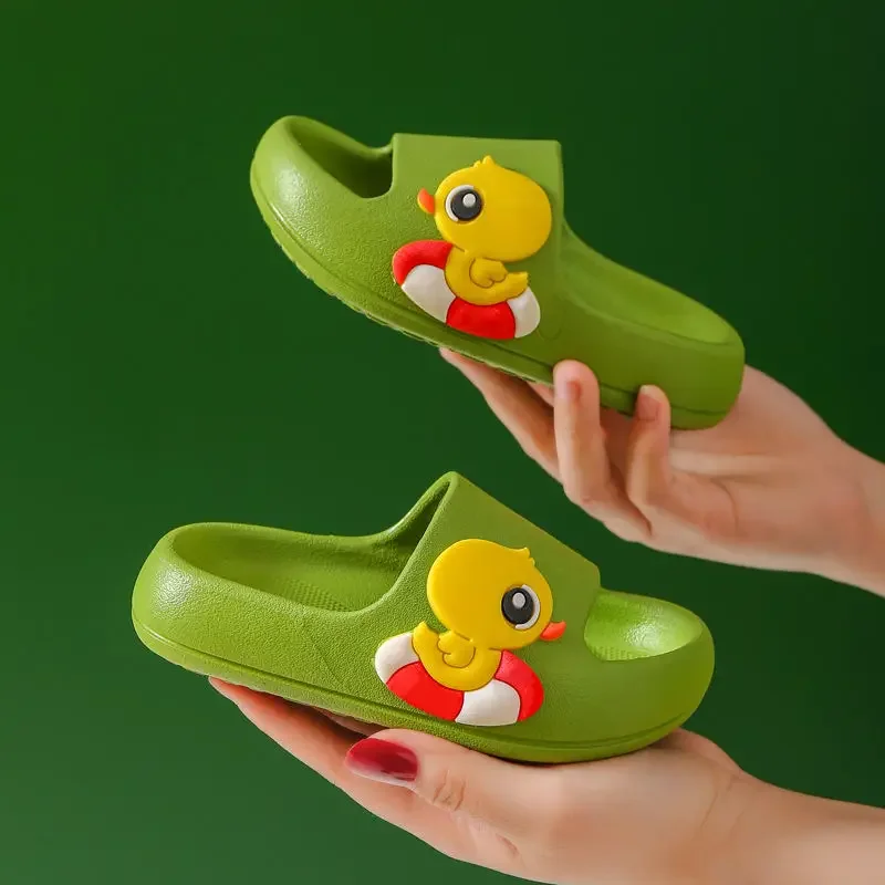 New Children's Slippers Summer Cute Cartoon Indoor Home Non-slip Kids Slippers Girls' Child Shoe Bathroom Shoes Kids Slippers