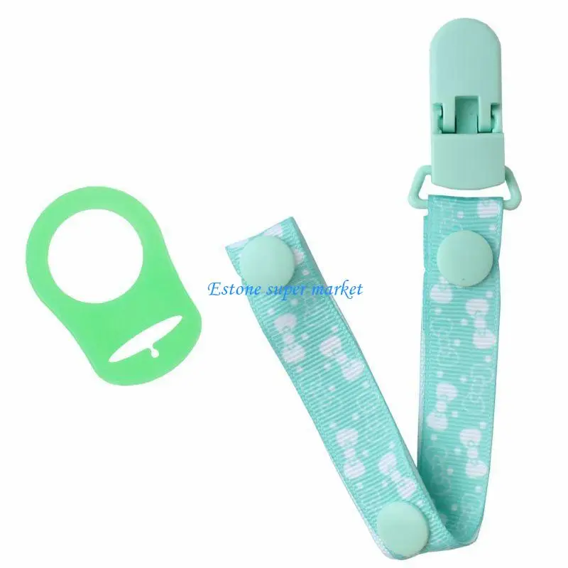 

090B Practical Nipple Holder Rope Baby Pacifier Clip Chain with Holder Clip 6 Option