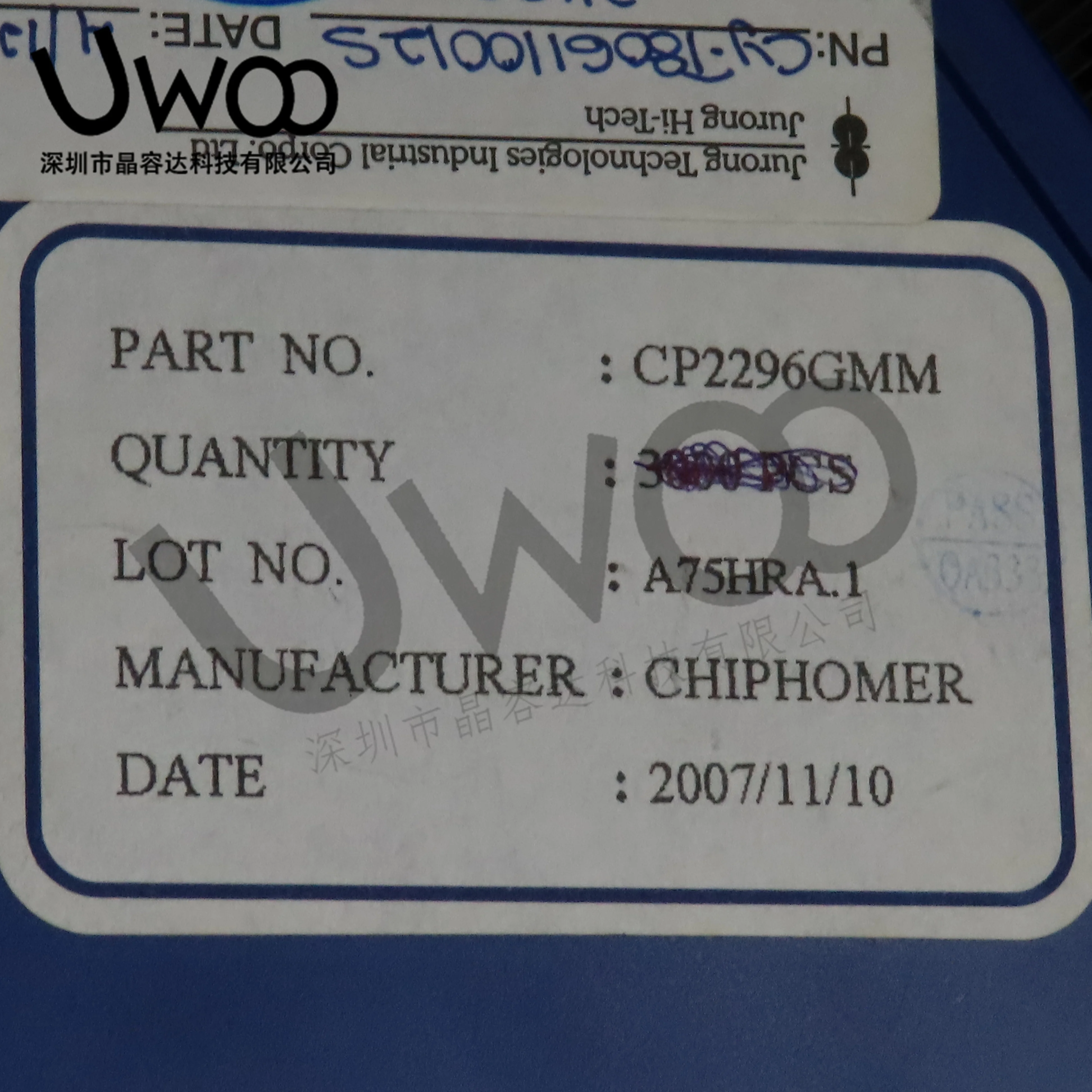 100%Original New   CP2296GMM MSOP8 silkscreen CHABG integrated audio amplifier chip ic   ROHS PSE  KC
