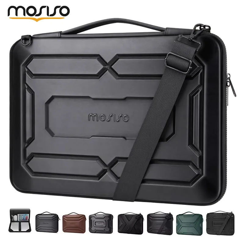 Waterproof Laptop Shoulder Bag for Macbook Air Pro 13 14 15 16 inch M1 M2 M3 M4 M5 HP Dell Lenovo Asus Notebook EVA Sleeve Case