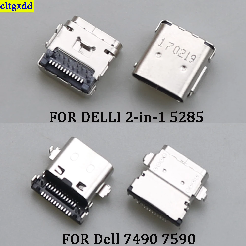 cltgxdd 1piece FOR Dell 2-in-1 5285 socket for laptop tail connector FOR Dell 7490 7590 built-in USB port connector repair