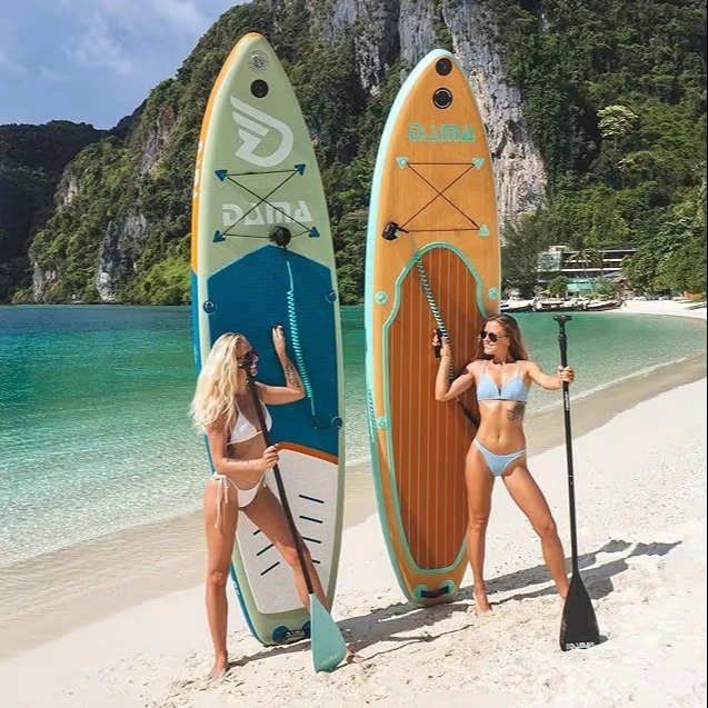 

Weihai PF Outdoor Hot Sale OEM ODM logo Design Customization 10'6" 11' Inflatable sup Board Stand up Wooden sup Board