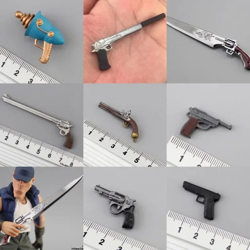 Mini 1/12 Scale Revolver Desert M1911 Eagle Pistol Weapon Gun Model for  6inch Male/Female Action Figure Body SHF Figma Neca