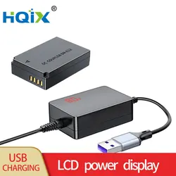 HQIX for Canon EOS Rebel sL1 EOS M M200 M50 M2 M10 Camera ACK-E12 Virtual Battery USB Power Adapter