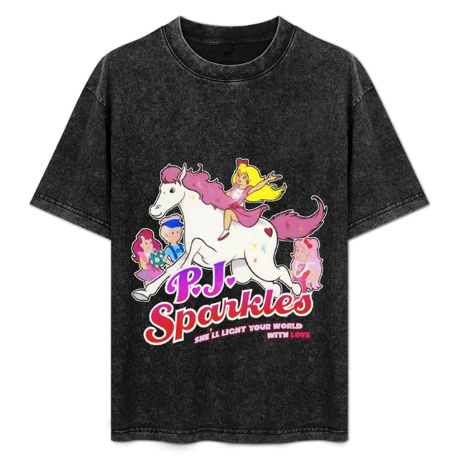 PJ Sparkles Blaze Glimmer Glowie and Sparks Cast Tribute T-Shirt funny costumes for a boy men t shirts high quality