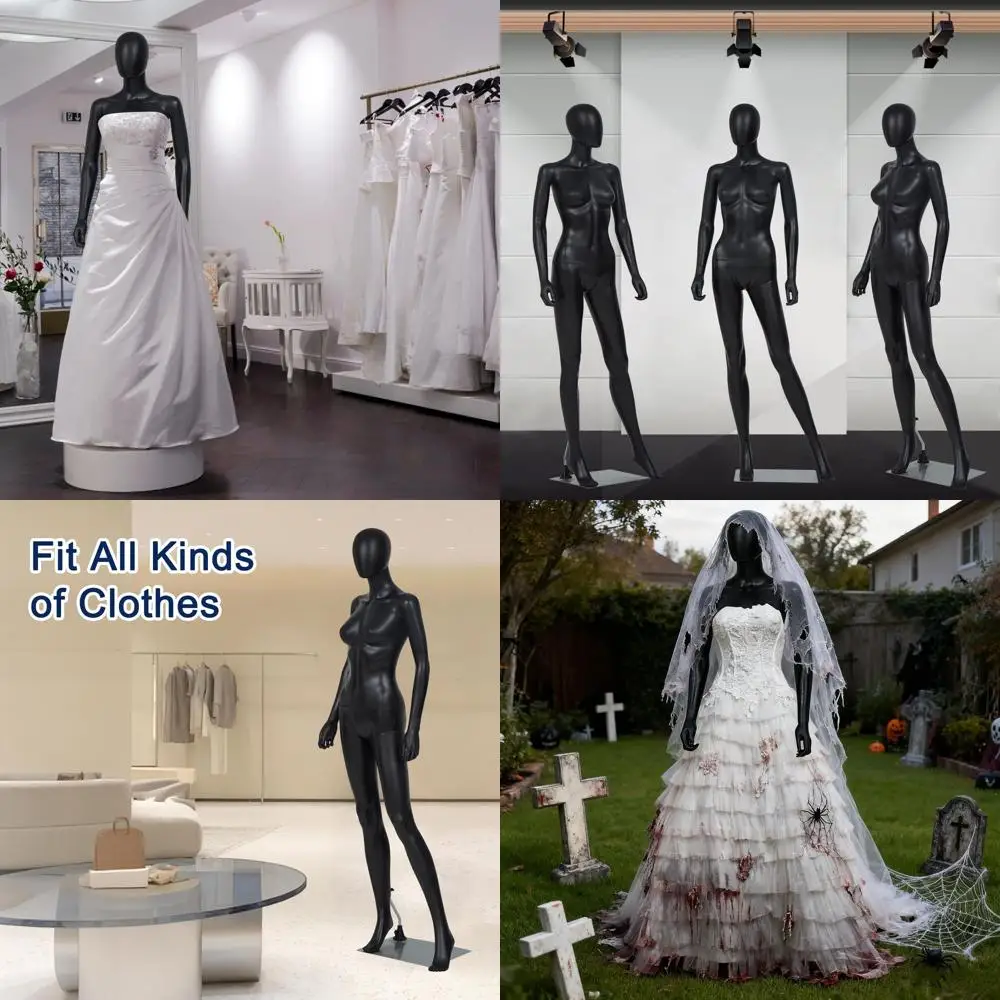 

Регулируемый женский манекен 70 см с металлическим основанием