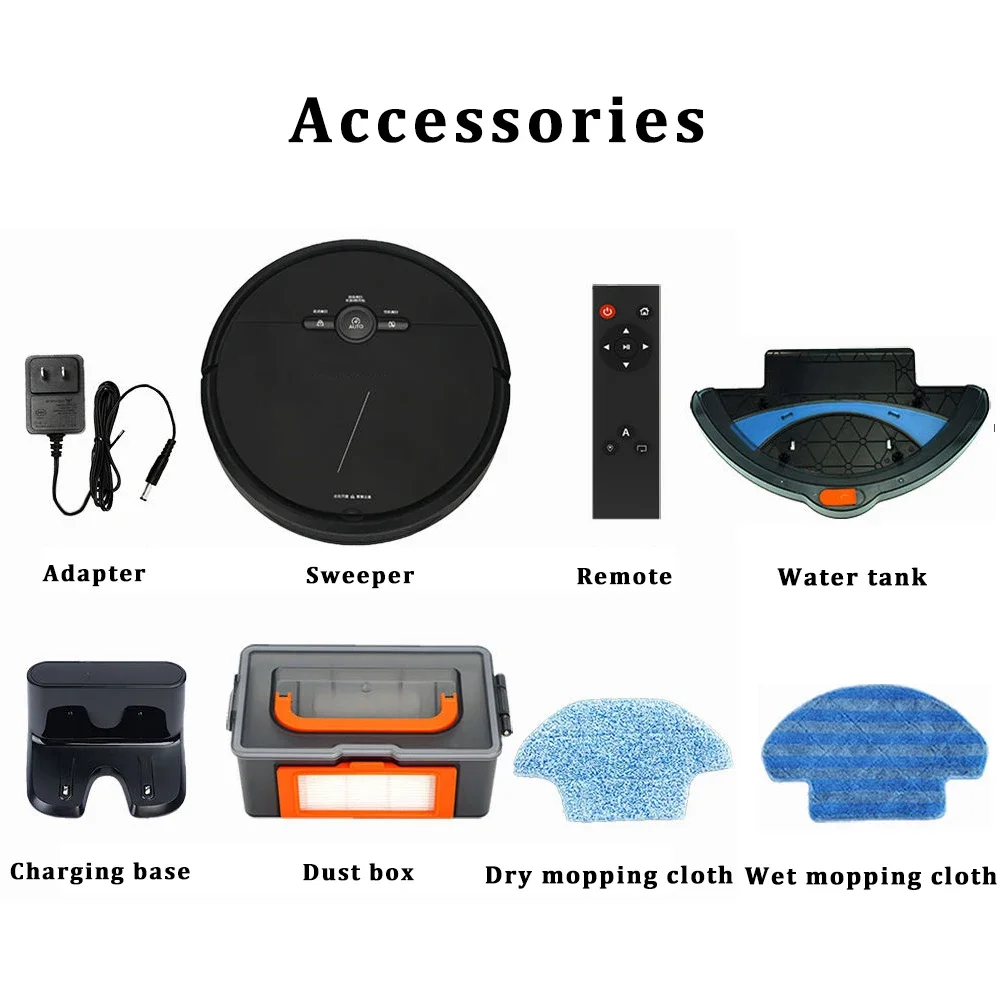 家庭用インテリジェント掃除機ロボット,ワイヤレス,WI-fi,180ml,水タンク,地図上のナビゲーションエリア,床とスイープ,3600pa