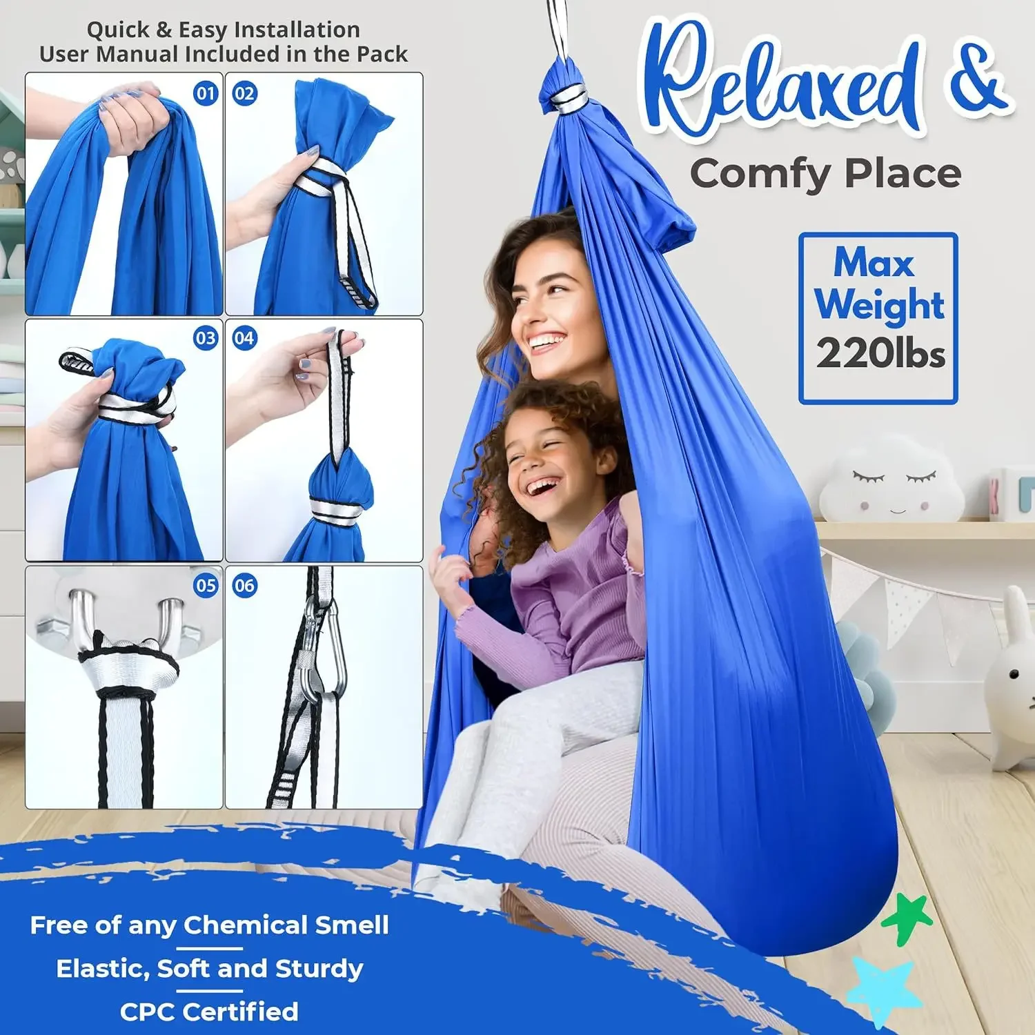 Sensory Hanging Chair Dormitory Student Swing Hammock Outdoor Products
