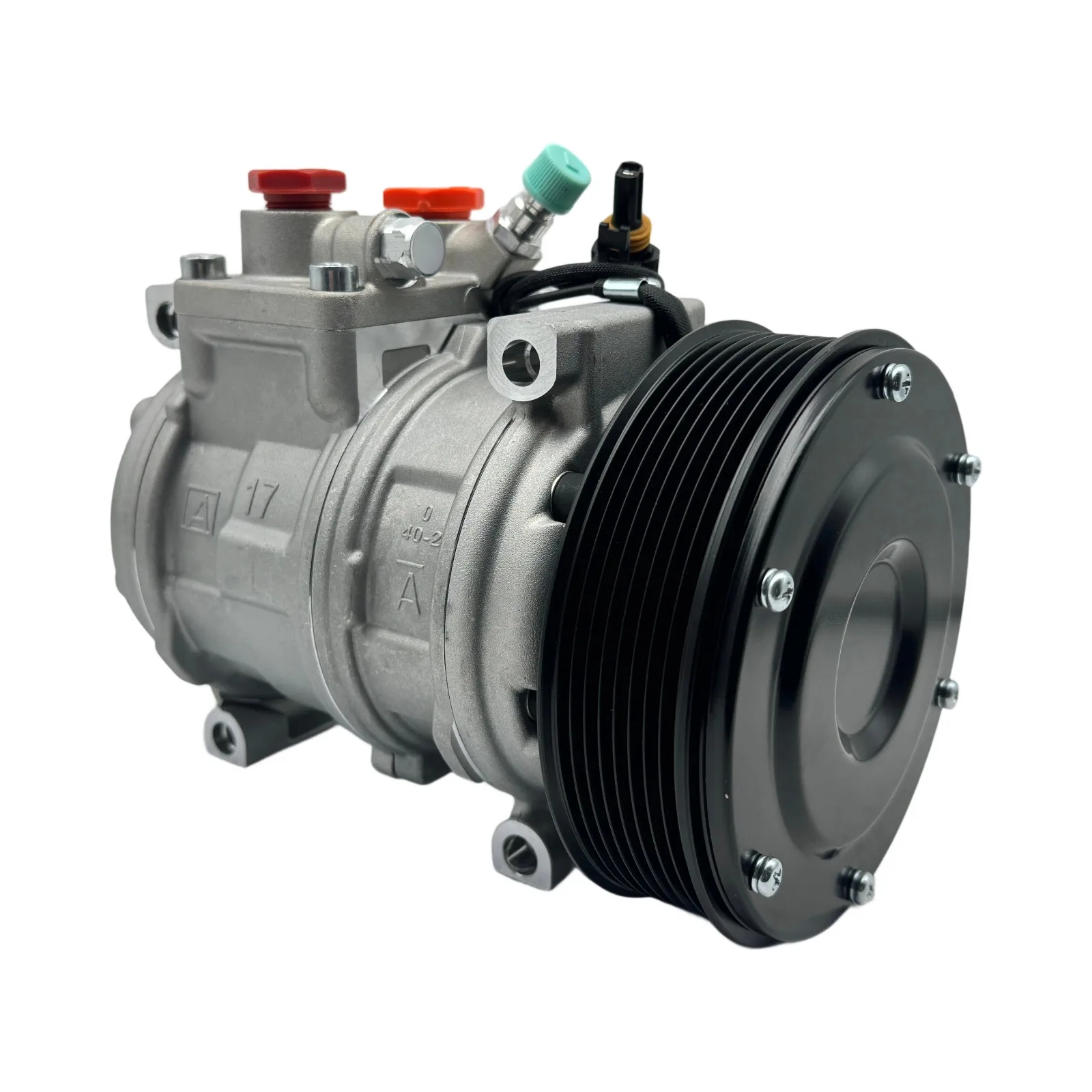 12V 10PA17C R134a AC Compressor RE69716 For John Deere 7600 7700 7800 7210 7410 7510 7610