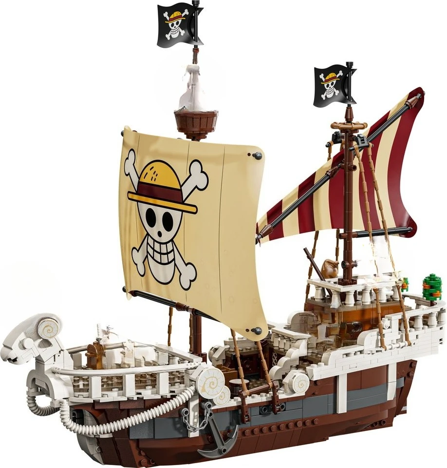 مجموعة مكعبات بناء Merry Adventure Pirate Ship 75639 متوافقة مع جزيئات Lego مناسبة لهدايا عيد الميلاد 1376 قطعة