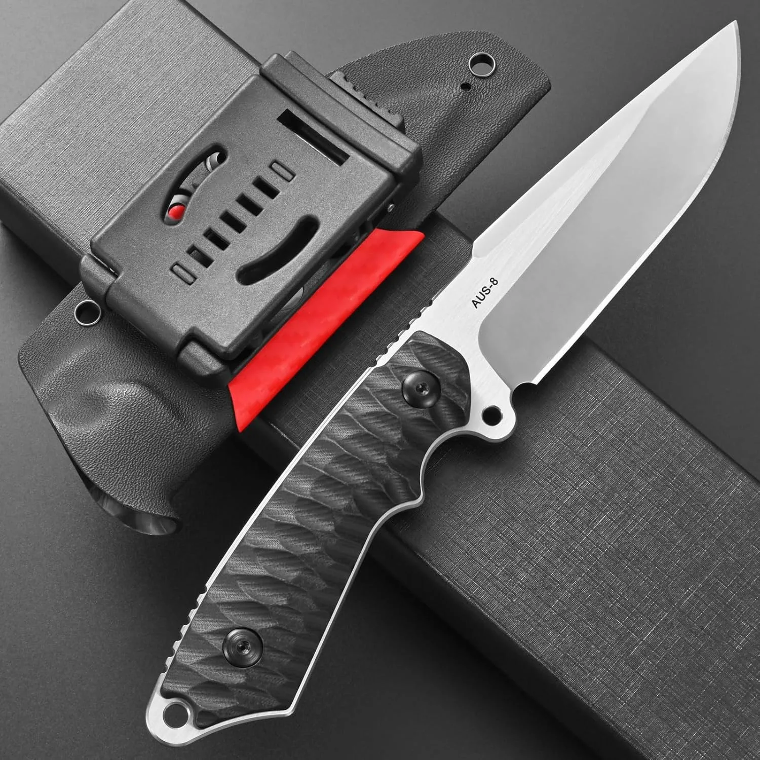 

Eafengrow EF162 Нож с фиксированным лезвием AUS-8 Стальное лезвие G10 Ручка Full Tang Компактный инструмент EDC Ножи для установки на открытом воздухе