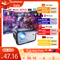 1080P Native Android Projector 1920*1080P Support 4K Bluetooth WIFI Electronic Keystone Correction Focus Beam Protable Projector