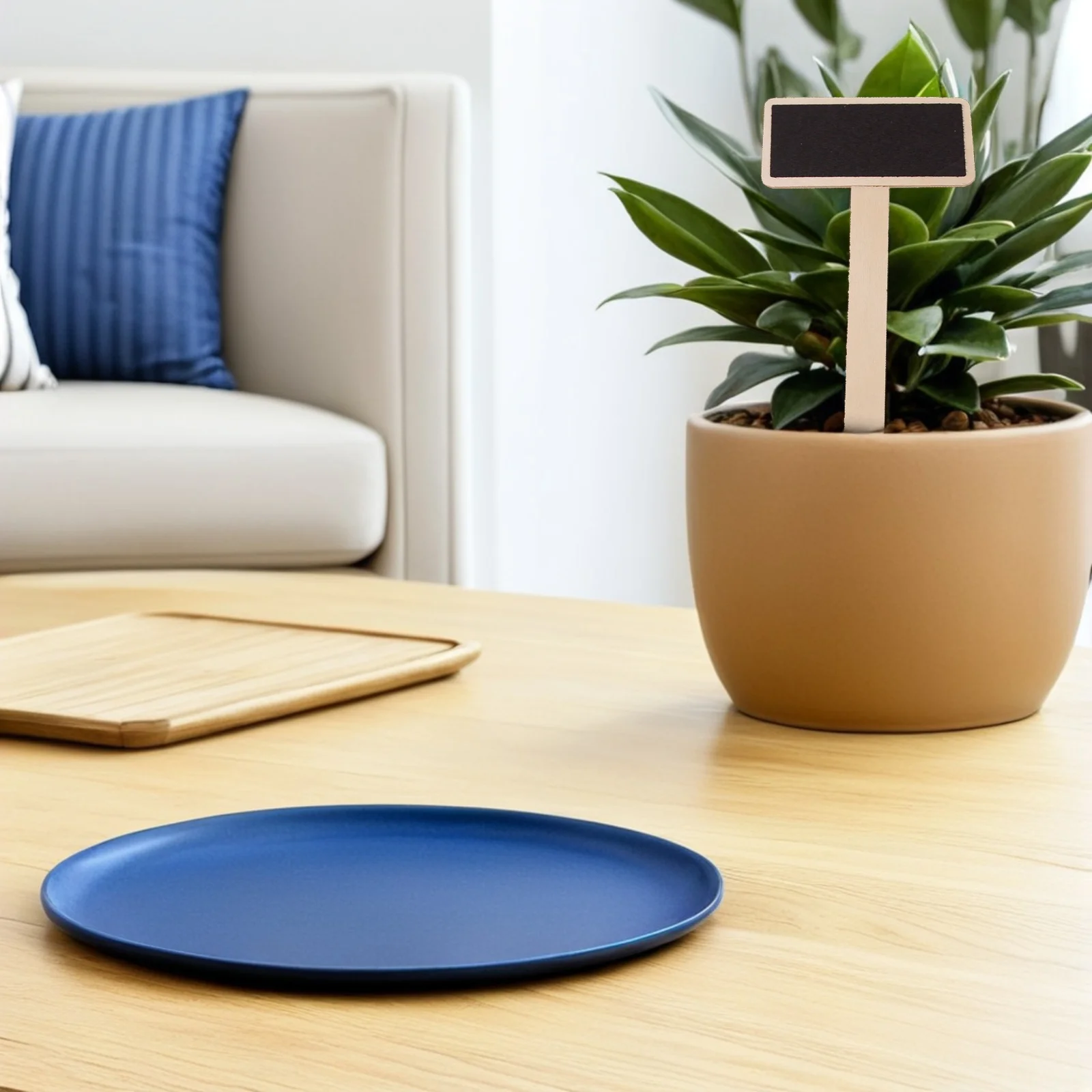 

20Pcs Mini Wood Chalkboards Blackboards for Plants Garden Labels Wedding Table Place Cards Decor Mini Chalkboard