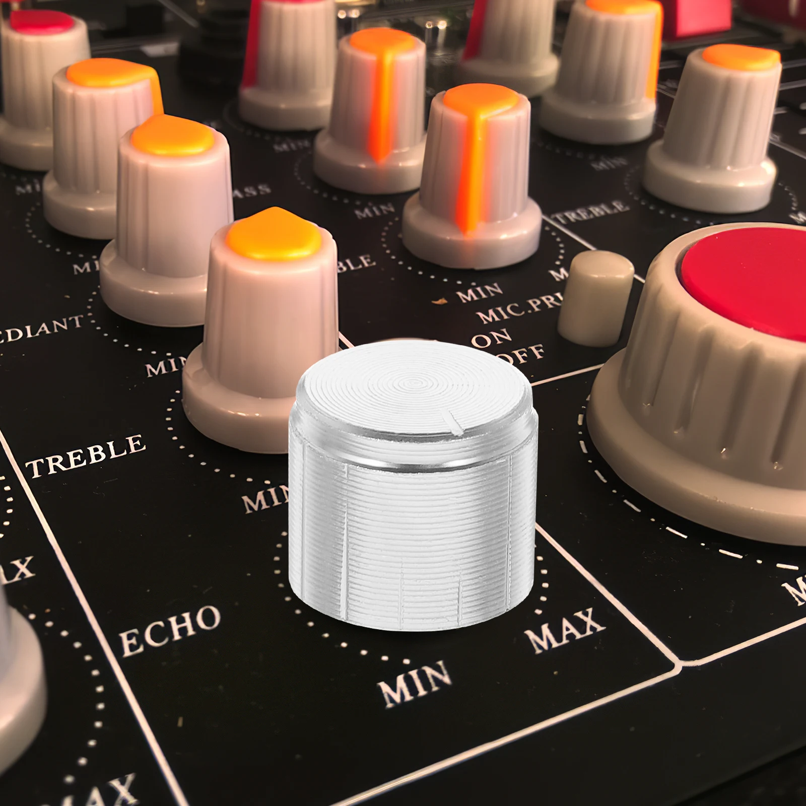 

10pcs Aluminum Alloy Knobs for Electric Guitar Volume Control Cap Switch Accessories Stylish Easy to Use