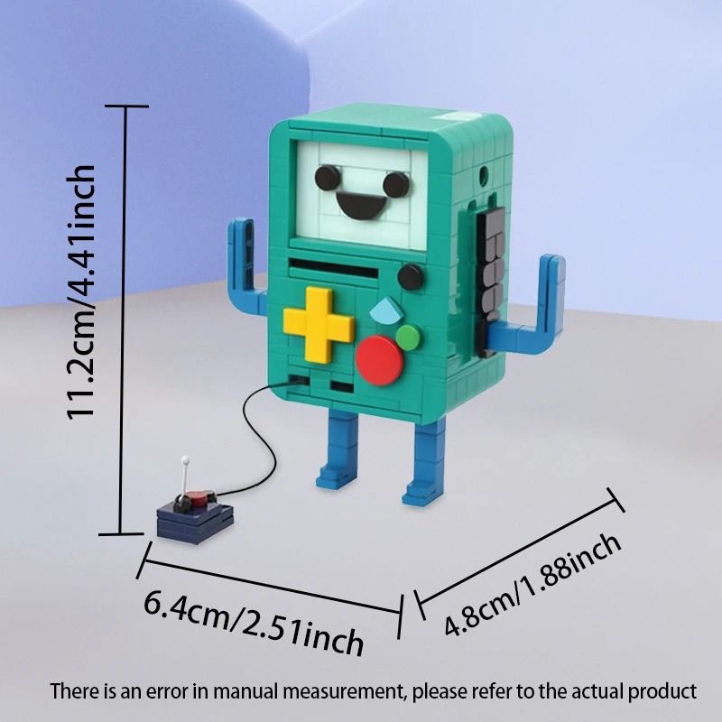 Adventurest Timee Beemo Robot sBuilding Blocks Set Cartoon Figures BMO Business Time Decrypt Puzzle Box Toys for Boys Kids Gift