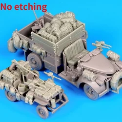 1/72 Scale Die Cast Resin Figure Model Assembly Kit Tank Retrofit Parts Expansion Plate Parts Kit Unpainted