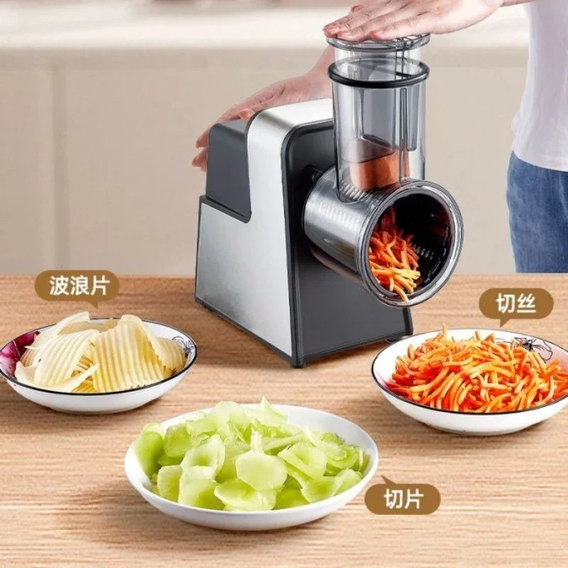 Electric vegetable cutter household slicing multi-function shredding fully automatic radish potato shreds potato kitchen