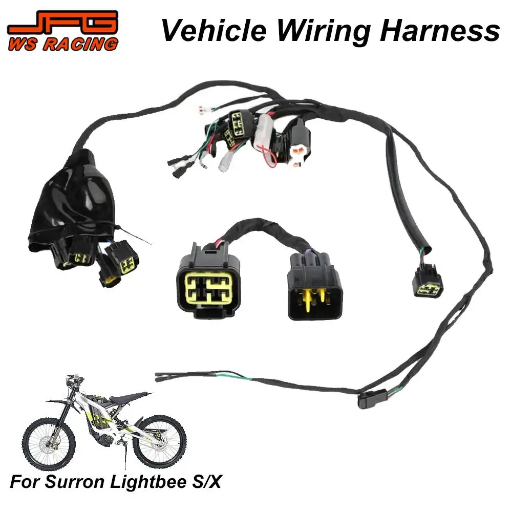 Replacement Wires Motorcycles Accessories Wiring Harness Fault Detection Line Set For SURRON  SUR-RON Lightbee S X Electric Bike