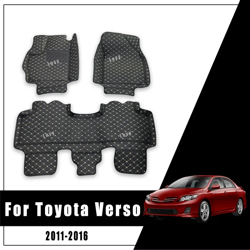 

Коврики в багажник для Toyota Verso 2016 2015 2014 2013 2012 2011 (5 мест) автомобильные коврики автомобильные аксессуары для интерьера водонепроницаемые
