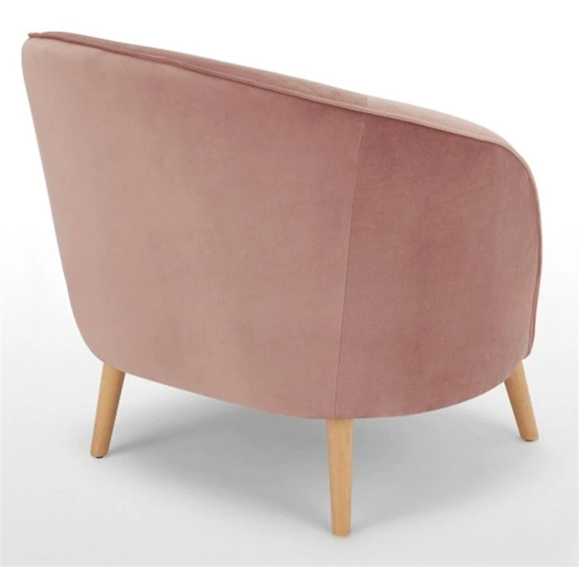 Simple modern fabric sofa furniture cafe studio leisure sofa