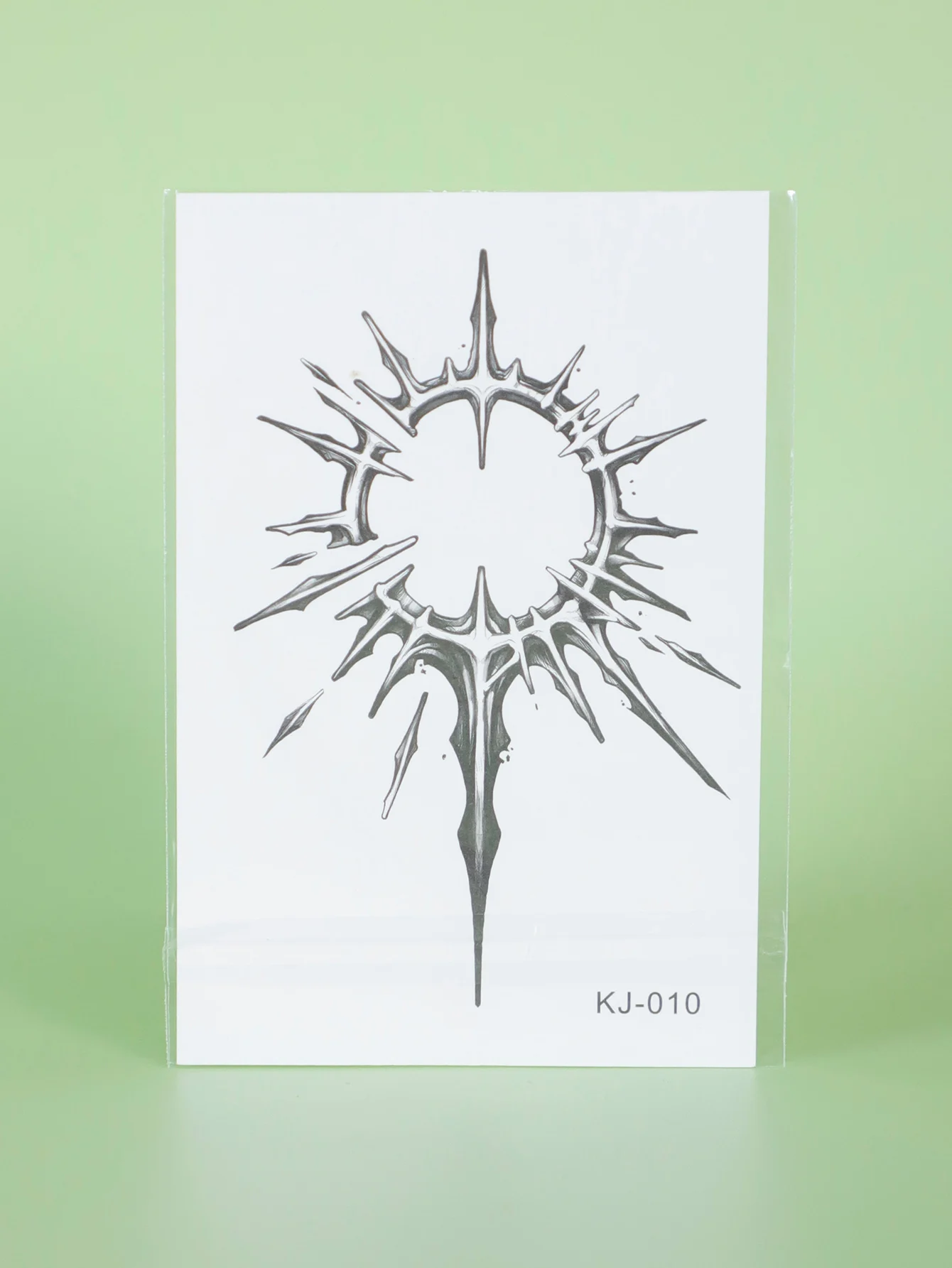 Halo chest and arm waterproof temporary tattoo sticker, lasts 1-2 weeks, realistic semi-permanent fake tattoo