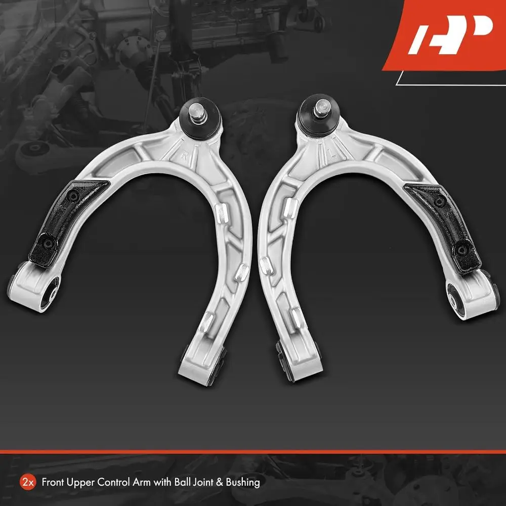 2 x Front Upper Control Arm, with Ball Joint & Bushing, Compatible with Tesla Model 3 2017-2021, Model Y 2020-2021